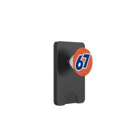 Distressed 67 Six Seven Internet Meme Gamer Humor Graphic PopSockets PopWallet for MagSafe