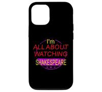 Distressed All About Watching Shakespeare Humorous Slogan Case for iPhone 12/12 Pro