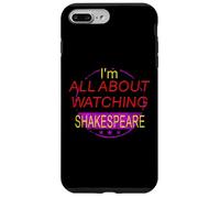 Distressed All About Watching Shakespeare Humorous Slogan Case for iPhone 7 Plus/8 Plus
