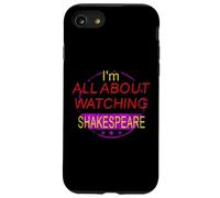 Distressed All About Watching Shakespeare Humorous Slogan Case for iPhone SE (2020) / 7 / 8