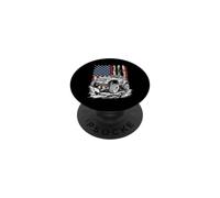 Distressed American Flag Off-Road Rock Crawling PopSockets Adhesive PopGrip