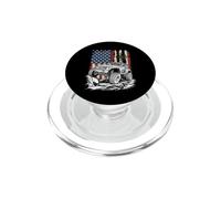 Distressed American Flag Off-Road Rock Crawling PopSockets PopGrip for MagSafe