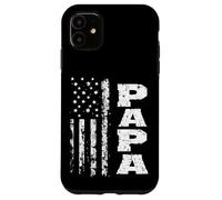 Distressed American Flag Papa Case for iPhone 11