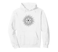Distressed Atom Science Geek Physics Design Pullover Hoodie