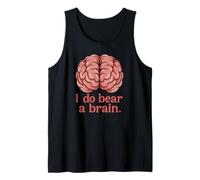 Distressed Bear Brain Nurse Romeo Juliet Shakespeare Tragedy Tank Top