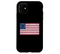 Distressed Betsy Ross Flag Shirt - Betsy Ross Flag Case for iPhone 11