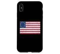 Distressed Betsy Ross Flag Shirt - Betsy Ross Flag Case for iPhone XS Max