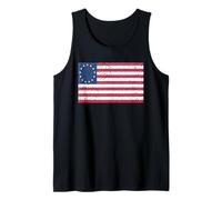 Distressed Betsy Ross Flag Shirt - Betsy Ross Flag Tank Top