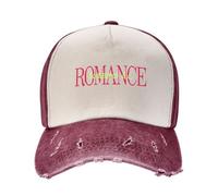 Distressed Denim Baseball Cap Romance Fontaines D.C. Baseball Caps Vintage Distressed Denim Snapback Cap Unisex Style Outdoor Activities Adjustable Caps Hat Classic Fashion Retro Cap