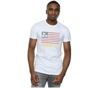 Distressed Flag T-Shirt Woodstock White XXL
