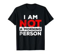 Distressed Funny i hate mornings T-Shirt