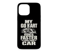 Distressed Go Kart Racing Driver My Go Kart Goes Faster Than Case for iPhone 13 Pro Max