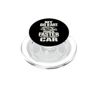 Distressed Go Kart Racing Driver My Go Kart Goes Faster Than PopSockets PopGrip for MagSafe