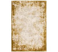 Distressed Gold Rug - 230 x 160 cm - Border - Kuza