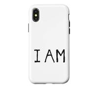 Distressed Hand Painted Statement Graphic Minimalist Bold Case for iPhone X/XS