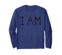 Distressed Hand Painted Statement Graphic Minimalist Bold Long Sleeve T-Shirt