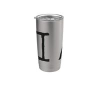 Distressed Hand Painted Statement Graphic Minimalist Bold Stainless Steel Insulated Tumbler