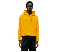 Distressed Hooded Sweatshirt Cotton Jersey - male - Liberal Youth Ministry - Hoodies - Orange - L - Sweatshirts & Hoodies L
