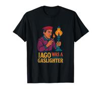 Distressed Iago Gaslighter Shakespeare Othello Villain Meme T-Shirt