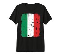 Distressed Italian Flag Premium T-Shirt