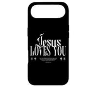 Distressed Jesus Loves You, Forgive, Christian Case for iPhone Air