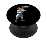 Distressed Julius Caesar Shakespeare Mark Antony Cry Havoc PopSockets Adhesive PopGrip
