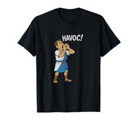 Distressed Julius Caesar Shakespeare Mark Antony Cry Havoc T-Shirt