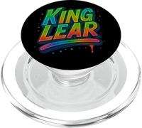 Distressed King Lear Shakespeare Title Tragedy Play Meme PopSockets PopGrip for MagSafe