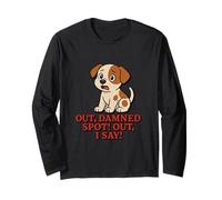 Distressed Lady Macbeth Sleepwalking Out Spot Shakespeare Long Sleeve T-Shirt