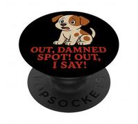 Distressed Lady Macbeth Sleepwalking Out Spot Shakespeare PopSockets Adhesive PopGrip