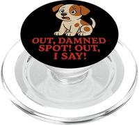 Distressed Lady Macbeth Sleepwalking Out Spot Shakespeare PopSockets PopGrip for MagSafe