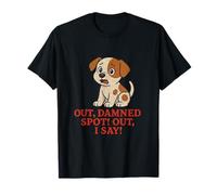 Distressed Lady Macbeth Sleepwalking Out Spot Shakespeare T-Shirt