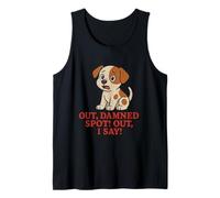 Distressed Lady Macbeth Sleepwalking Out Spot Shakespeare Tank Top