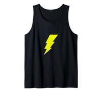 Distressed Lightning Bolt Superhero Symbol Gift Tank Top
