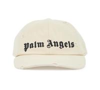 Distressed Logo Baseball Cap - male - Palm Angels - Hats & Caps - Beige - ONE SIZE - Accessories ONE SIZE