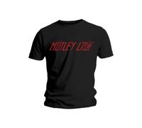 Distressed Logo T-Shirt Motley Crue Black XXL