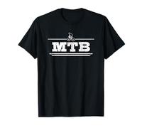 Distressed Look MTB Gift For Mountain Bikers T-Shirt