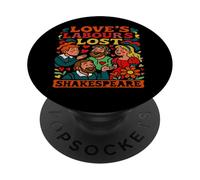 Distressed Love's Labours Lost Shakespeare Title Humorous PopSockets Adhesive PopGrip
