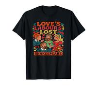 Distressed Love's Labours Lost Shakespeare Title Humorous T-Shirt