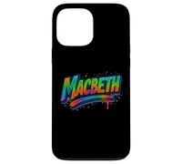Distressed Macbeth Shakespeare Title Tragedy Play Drama Meme Case for iPhone 13 Pro Max
