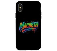 Distressed Macbeth Shakespeare Title Tragedy Play Drama Meme Case for iPhone X/XS