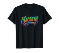 Distressed Macbeth Shakespeare Title Tragedy Play Drama Meme T-Shirt