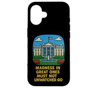 Distressed Madness Great Ones Hamlet Shakespeare Quote Meme Case for iPhone 16