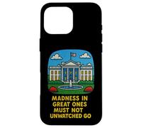 Distressed Madness Great Ones Hamlet Shakespeare Quote Meme Case for iPhone 16 Pro Max