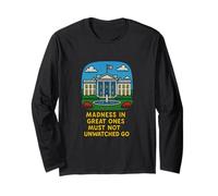Distressed Madness Great Ones Hamlet Shakespeare Quote Meme Long Sleeve T-Shirt