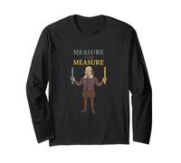 Distressed Measure Metric Imperial Ruler Shakespeare Title Long Sleeve T-Shirt