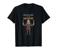 Distressed Measure Metric Imperial Ruler Shakespeare Title T-Shirt