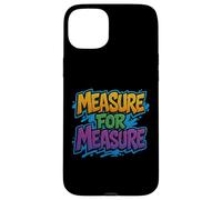 Distressed Measure Shakespeare Comedy Play Title Grafitt Case for iPhone 15 Plus