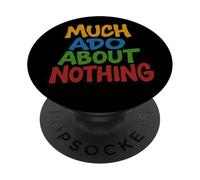 Distressed Much Ado About Nothing Shakespeare Comedy Title PopSockets Adhesive PopGrip
