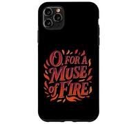 Distressed Muse Fire King Henry Fifth Shakespeare Quotation Case for iPhone 11 Pro Max